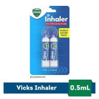 VICKS Twin Inhaler Nasal Decongestant Keychain 0.5ml