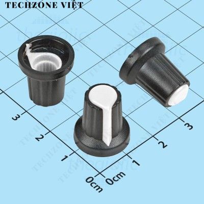 [20 Cái]- Nắp Vặn Biến Trở, Chiết Áp WH148 Màu Trắng Điện Tử Tín Phát