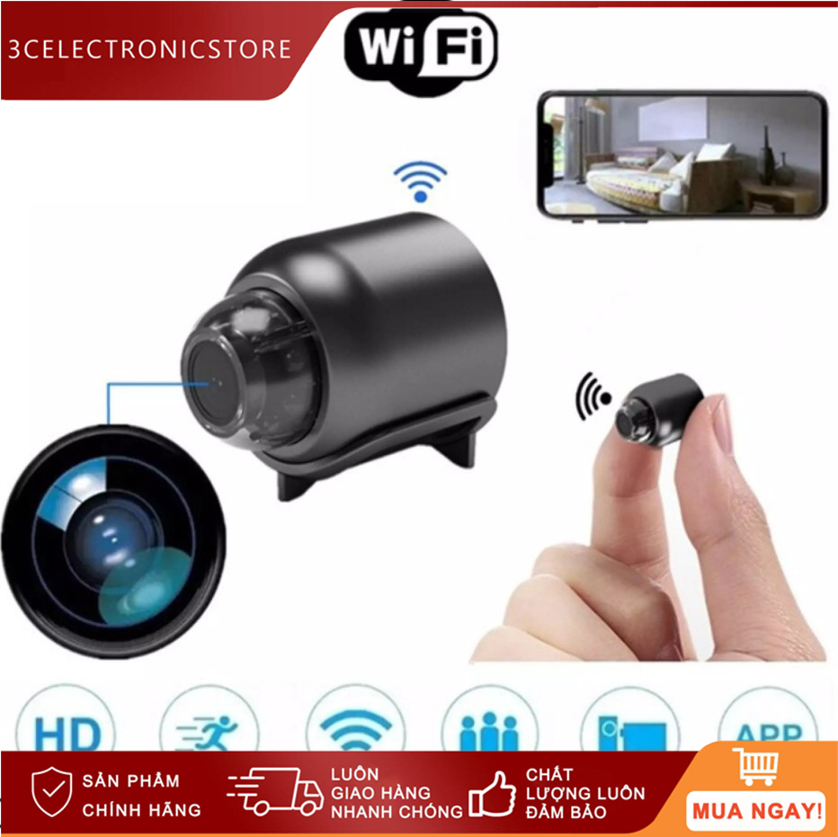 Camera siêu mini- mic thu âm- camera wifi gia đình