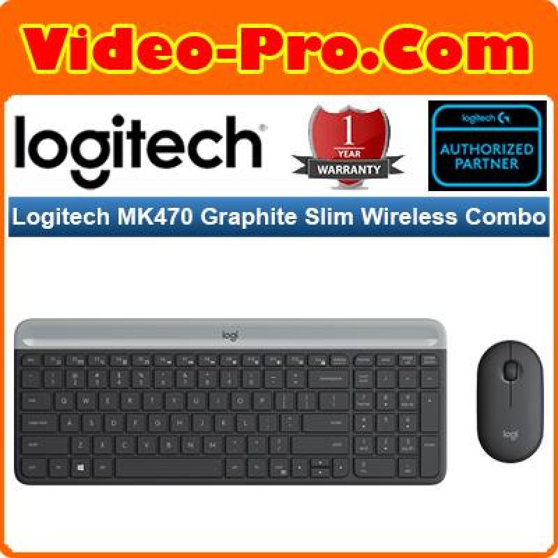 Logitech MK470 Graphite / White Slim Wireless Combo Keyboard and Mouse (1 Year Warranty) Singapore