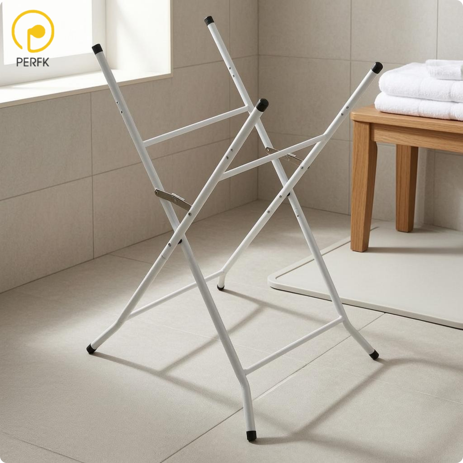 Perfk Braced Basin Stand Open Frame X-Leg Support Stand ราคา 1,839 บาท*ส่งฟรี