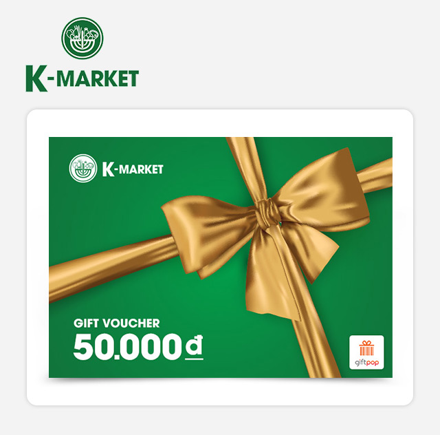 Phiếu quà tặng K-Market 50k