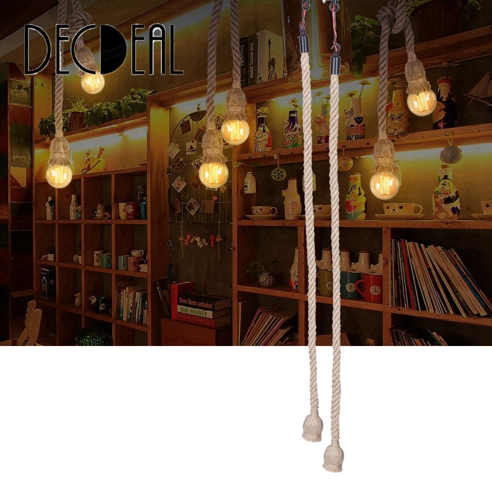 Dây thừng Đèn treo cổ điển E27 Đèn trần công nghiệp cho ngôi nhà công nghiệp dịp