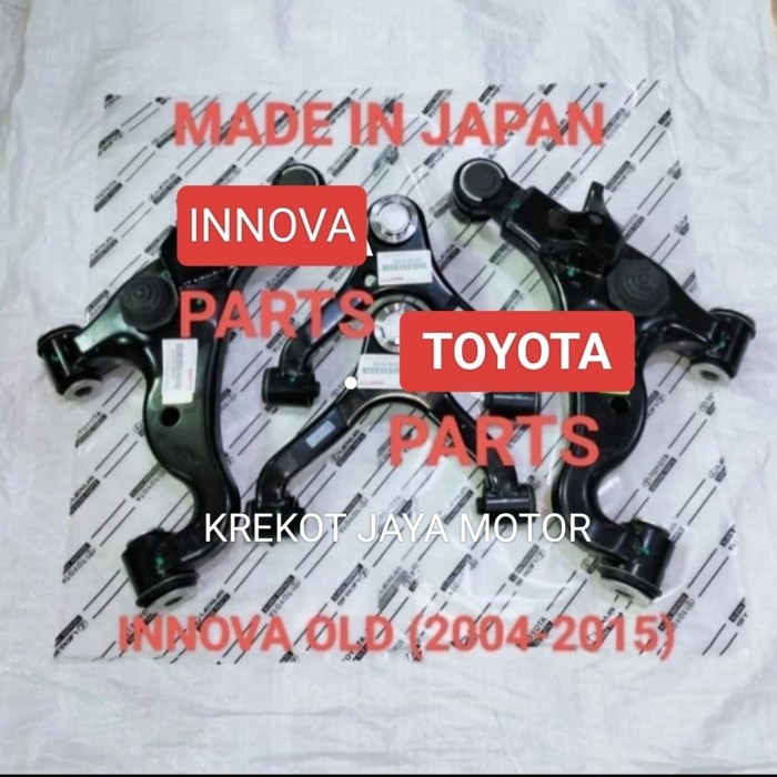 UPPER ARM ASSY ATAS 1SET + LOW ARM ASSY BAWAH 1SET TOYOTA KIJANG INNOVA 1PAKET 4PC BERGARANSI BARU Harga 2,806,000 rupiah*Gratis Ongkir