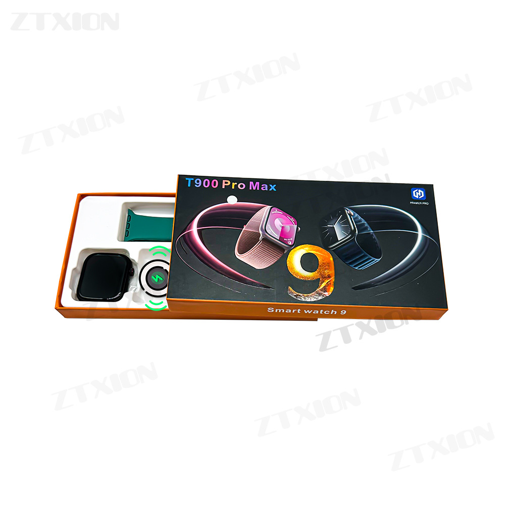 Đồng hồ thông minh phiên bản Pro T900 Max Hiwatch mới sạc không dây độ nét cao màn hình lớn y.c