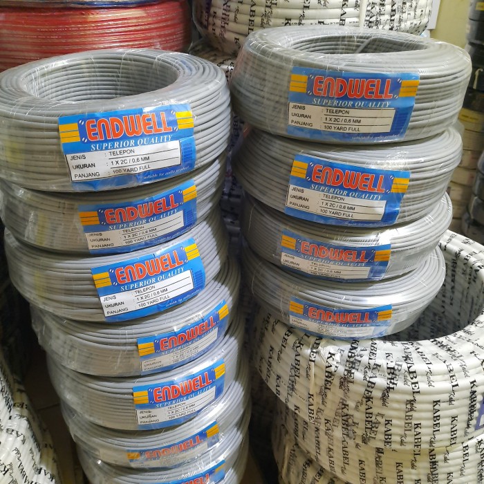 KABEL TELPON ISI 2 KAWAT 100 YARD / KABEL TELEPON TELEPHONE ABU ABU-Shelishop13 Giá 188,000 Đồng*Miễn phí vận chuyển