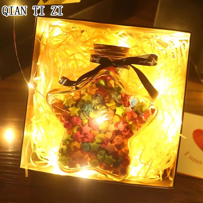 QIAN TI ZI [รหัส CLS2405K 30K ปิด99K SINGLE] WISH-Bowl Star - spangled Origami DIY Student ราคา 10 บาท*ส่งฟรี