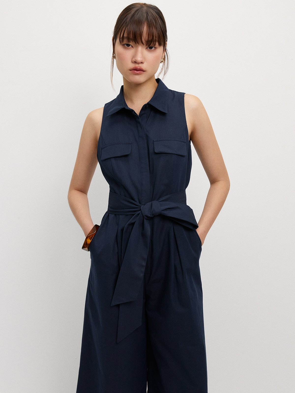 [Pomelo] Tie Waist Jumpsuit ราคา 1,799 บาท*ส่งฟรี