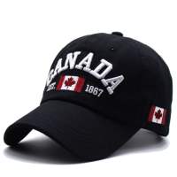 MXKJING MALL I Love Canada Baseball Cap Cotton Embroidery Hip Hop Caps Fashion Flag Printed Dad Hat