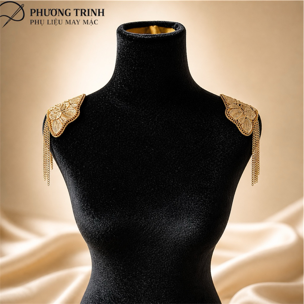 1 Cặp 🔥 Phụ Kiện Vai Đính Dây Tua Cao Cấp – Phụ Kiện Áo Vest Sang Trọng, Style Hàn Quốc Cá Tính