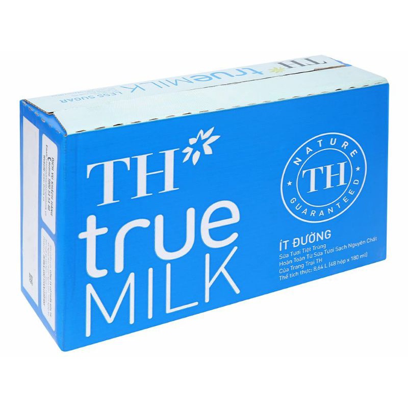 Thùng sữa TH True milk  48 hộp x 110ml