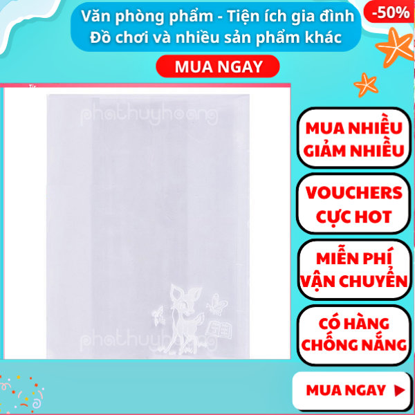 Combo 10 - 20 - 50 bao kính bao tập học sinh giá rẻ ✔bao tập vở ✔bao tập giấy ✔bao tập học sinh ✔ đồ dùng học tập - Nguyễn Thùy Store