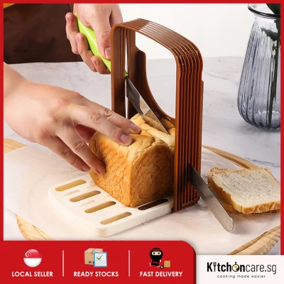 Bread Toast Bagel Loaf Slicer Cutting Guide Mold | Sandwich | Cutter | Slicing | Leveler Baking Tools | SG Seller | Fast Delivery | Kitchencaresg