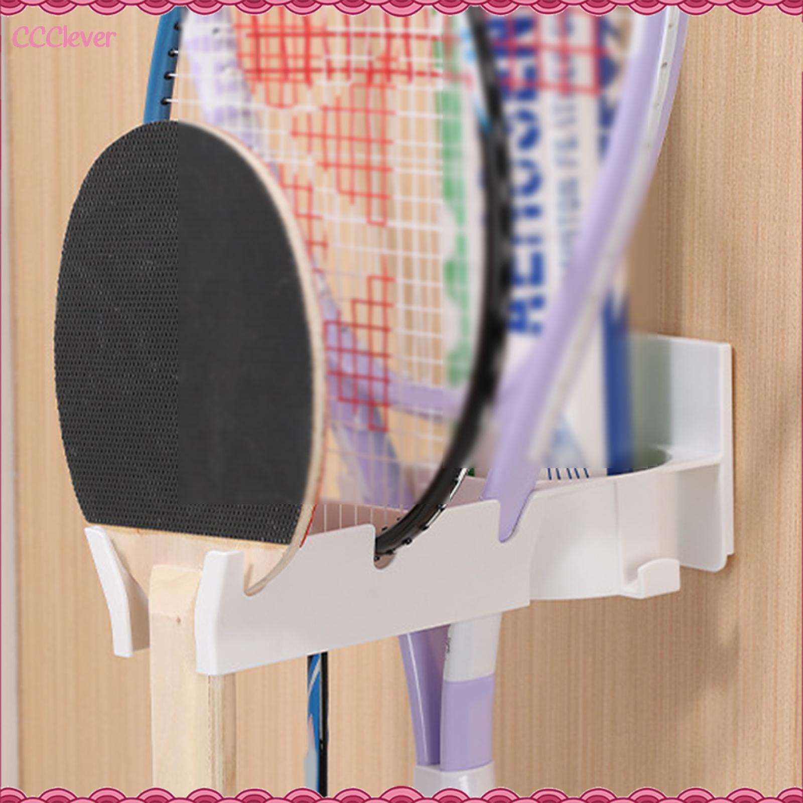 Ccclever Vợt Tennis chủ Organizer treo tường xách tay đa năng khung trưng bày mái chèo dụng cụ trưng bày cho ký túc xá phòng khách