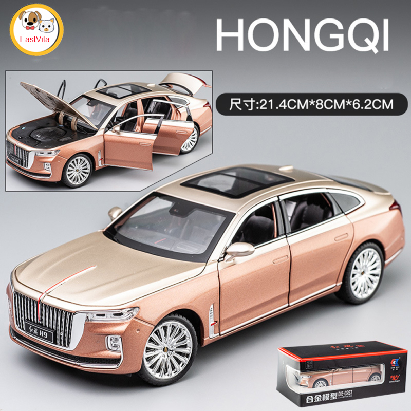 1 24 Alloy H9 Car Model Toys Simulation Pull Back Car Model Ornaments For