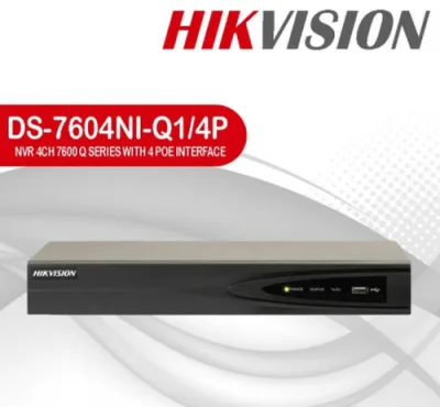 HIKVISION DS-7604NI-Q1/4P 4 CHANNEL 4K 8MP NVR