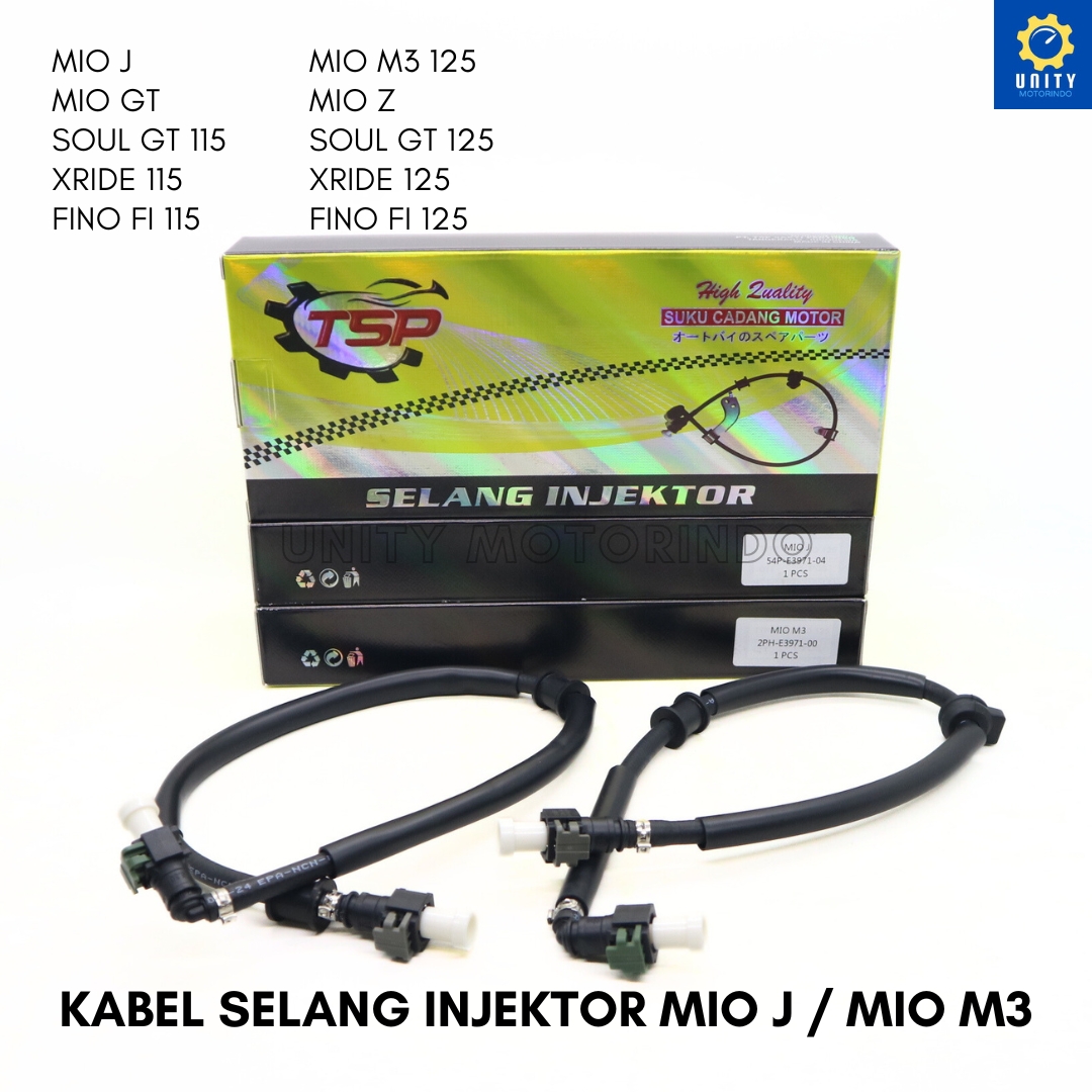 Injection Hose Cable Mio J/Gt/M3/Z Soul Gt Xride Fino Fi 115/125 Gasoline Injector Hose Injector 54P 2Ph Tsp Harga 75,000 rupiah*Gratis Ongkir