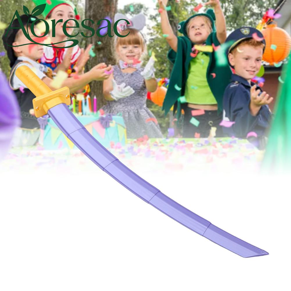 Aoresac 3D พิมพ์สีม่วงคอสเพลย์ดาบที่สมจริงคอสเพลย์เครื่องแต่งกายดาบ PROP สำหรับผู้ที่ชื่นชอบอะนิเมะ ราคา 883 บาท*ส่งฟรี