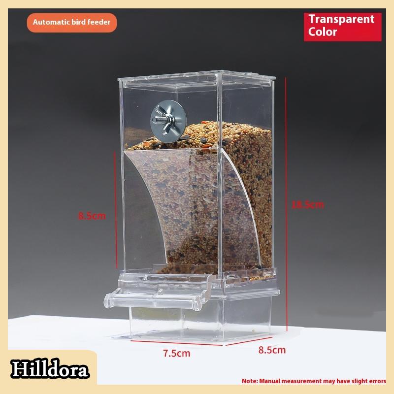 [Hilldora] Công suất lớn chim trung chuyển Hộp chống giật gân chim thực phẩm quả bền Vẹt ăn hộp cho chim vừa nhỏ - 9
