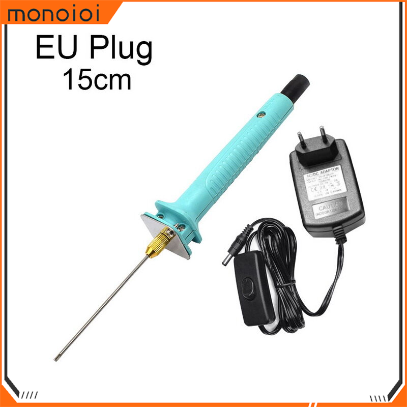 【Hàng Có Sẵn】Monqiqi  Bút cắt bọt điện15cm + Bộ chuyển đổi phích cắm EU/US/bút cắt Polystyrene/dụng cụ cắt xốp cầm tay