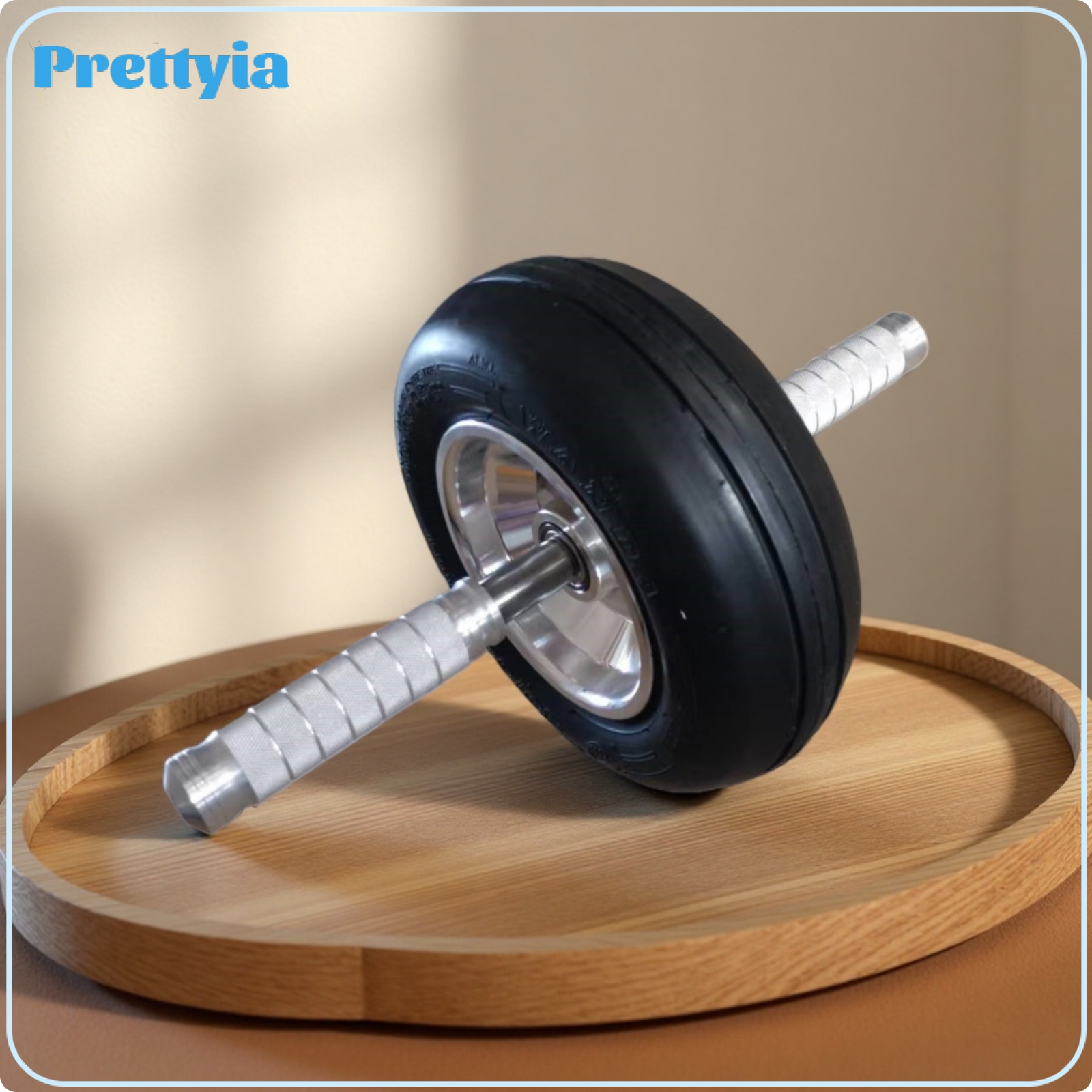 Prettyia Knurled Ab Wheel No-Rebound Ab Roller Heavy-Duty Workout Roller Non-Slip for Fitness Enthusiasts, Athletes, Home Gym ราคา 8,107 บาท*ส่งฟรี
