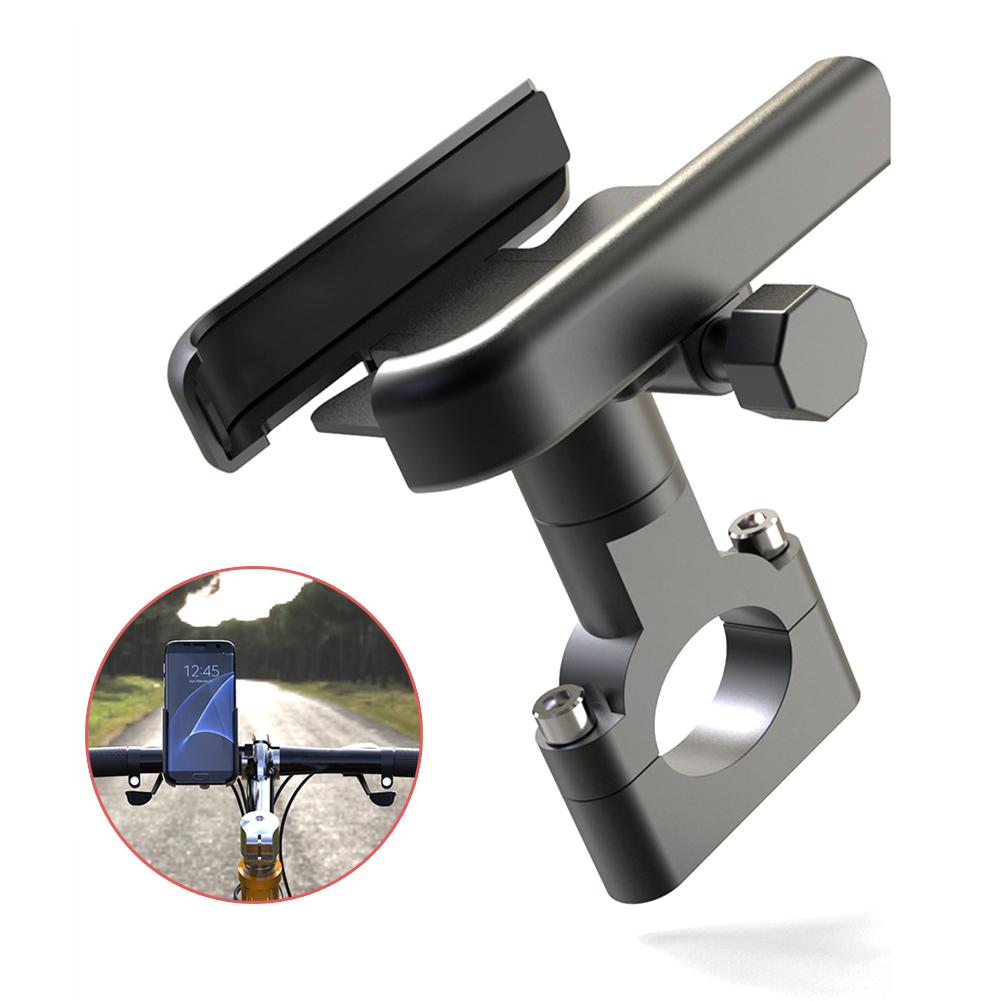 【Must-Have Style】 Aluminum Alloy Motorcycle Phone Holder GPS Bracket Cellphone Stand Moto Rearview Mirror Handlebar Mount For