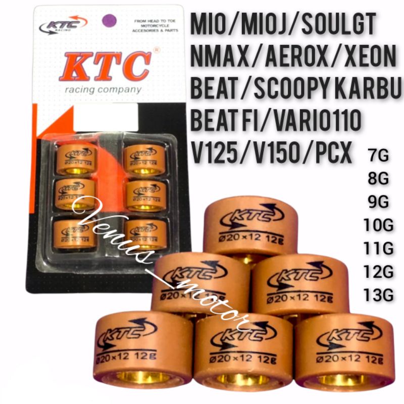 Lagi Promo Roller KTC Racing CVT Motor Matic NMAX Aerox Vario PCX Beat Scoopy Mio Lexi Fazzio Harga 50,000 rupiah*Gratis Ongkir