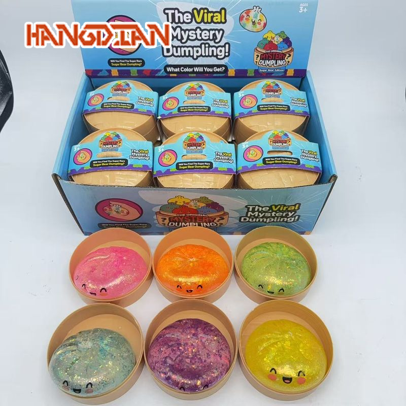 HANGDIAN Cute Steamed Bun Stress Relief Toy, Soft Squishy Fun for Relaxation ราคา 102 บาท*ส่งฟรี