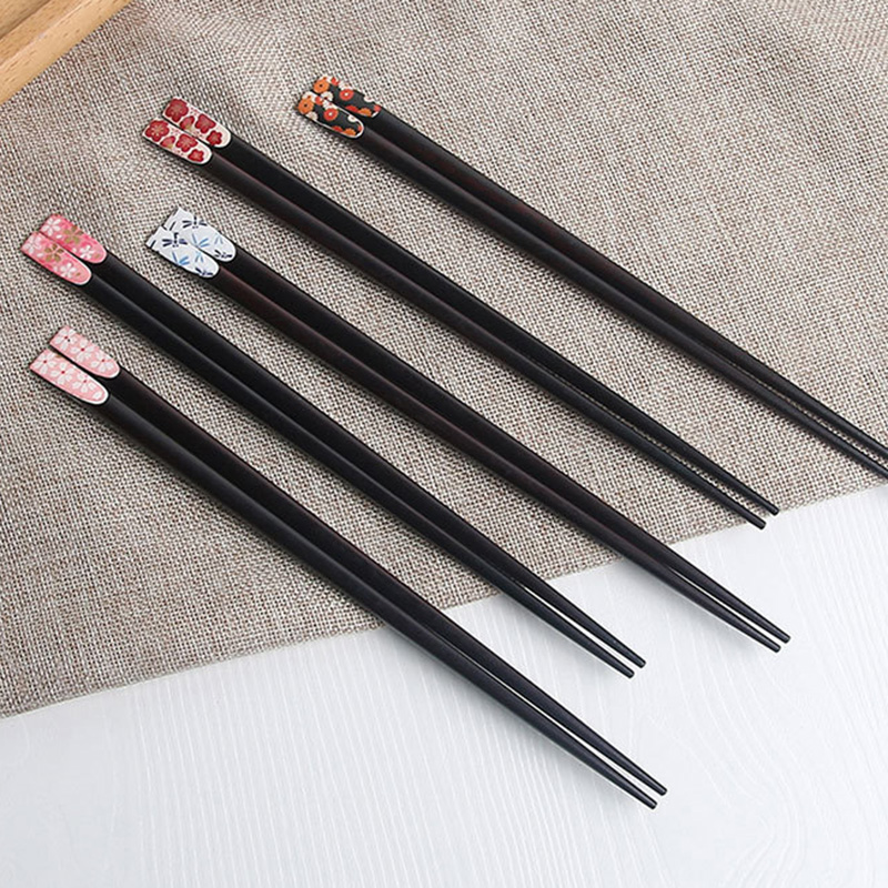 [CLS2404A code 30k off 150k single blade chopstick in cute Japanese style pattern - ยี่ห้อ TIANLEYU ราคา 7 บาท*ส่งฟรี