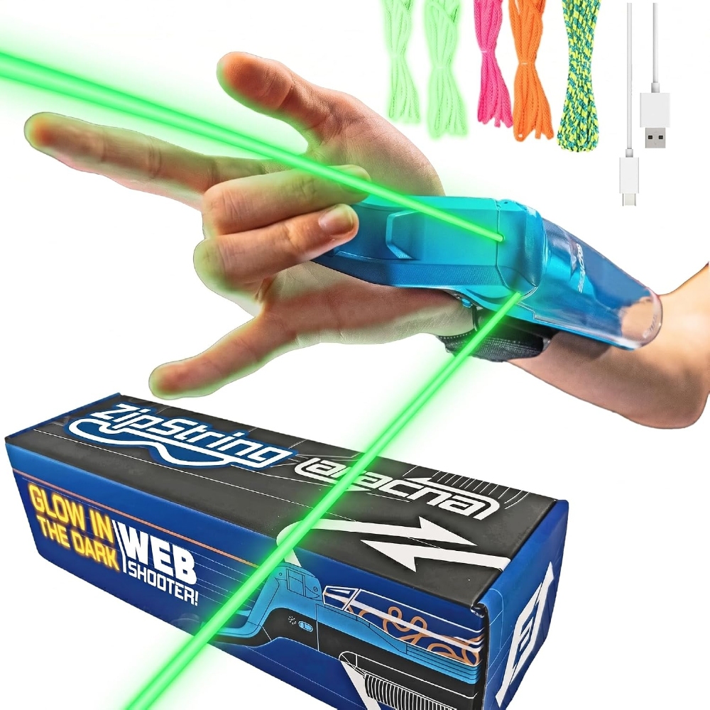 ZIPSTRING ARACNA Glow in the Dark Webshooter ของเล่นยิงใยแมงมุมเรืองแสง ราคา 1,795 บาท*ส่งฟรี