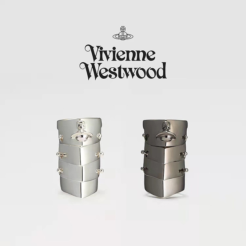 Western Pacific vivienne Westwood after four armor ring Vivian Saturn for men and women lovers Roman ring