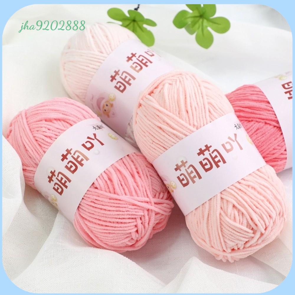 JHA9202888 Mềm mại Sợi len móc Trung bình Dày Sợi len thủ công  Kết cấu mềm mại Sợi len amigurumi Đan chăn cho trẻ sơ sinh
