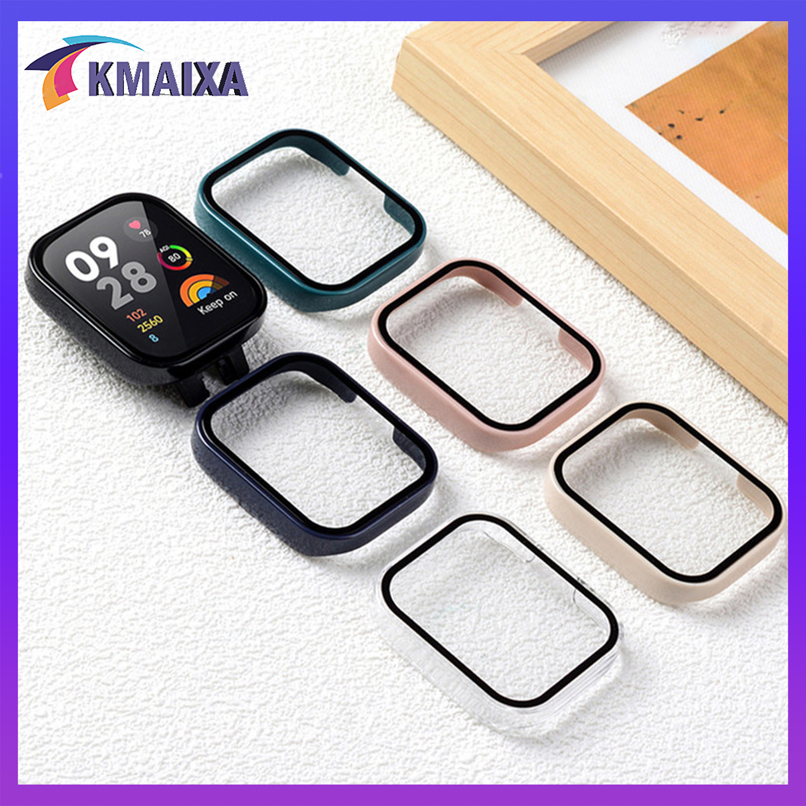 PC Case สำหรับ Redmi Watch 3 Active HD กระจกนิรภัยป้องกันหน้าจอกันชนเต็มรูปแบบสำหรับนาฬิกาสมาร์ท Xiaomi mi Watch 3 lite ราคา 9 บาท*ส่งฟรี