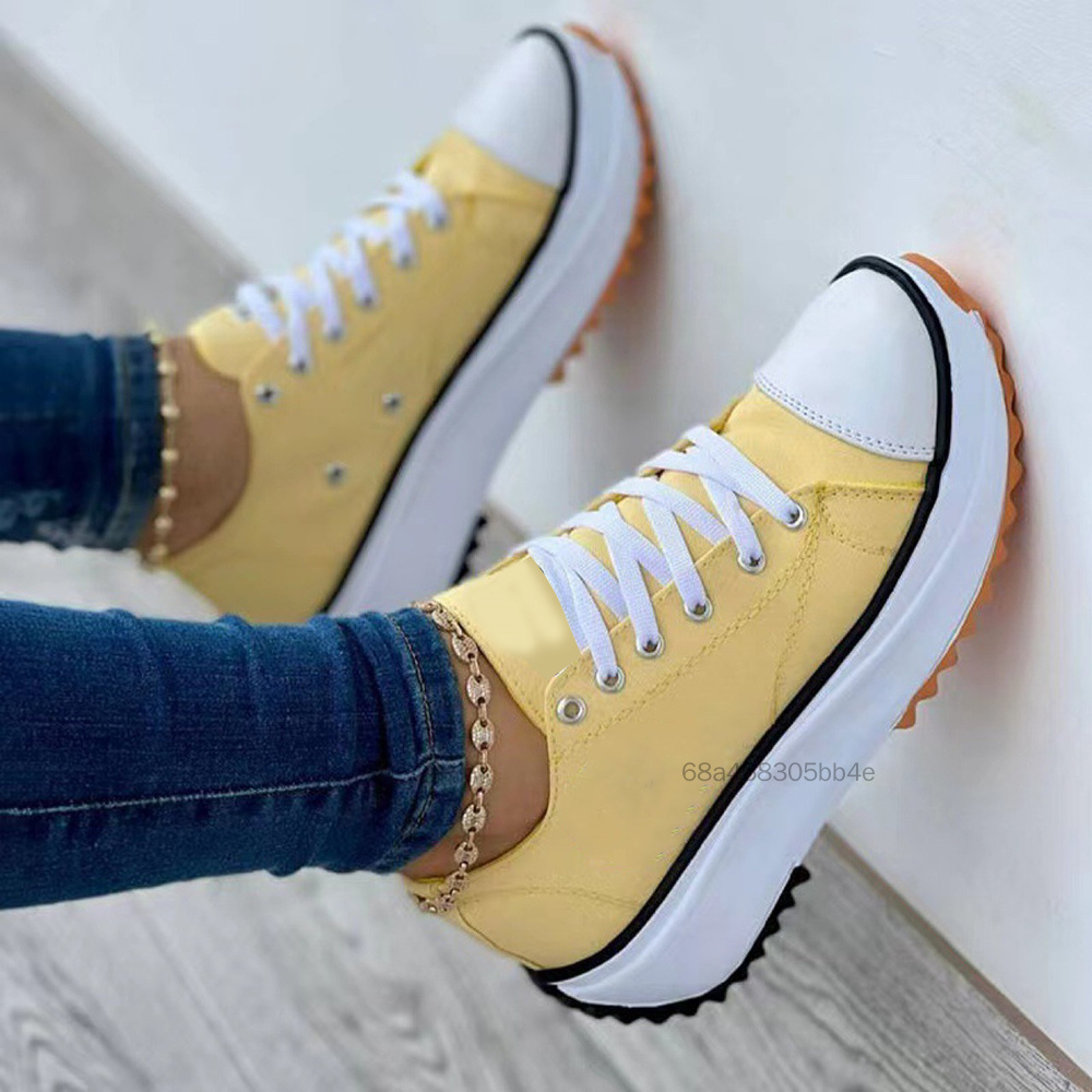 2022 Giày Canvas Phụ nữ Giới thiệu thời trang Giày thể thao Low-Top Canvas SP-VN