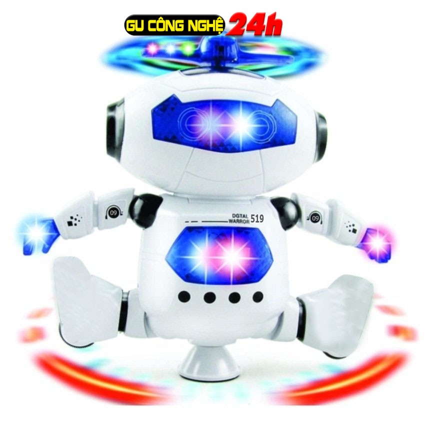 Robot xoay 360 độ nhạc cực hay 519
