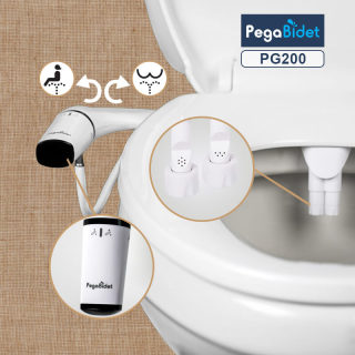Vòi rửa vệ sinh thông minh PegaBidet PG200, 2 vòi rửa thumbnail