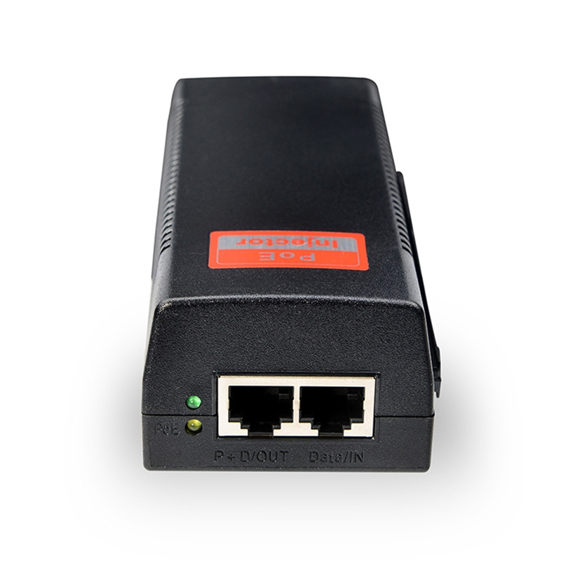 Poe Injector 48V 60W Output 100Mbps Power over Ethernet Single PoE Support IEEE 802.3at PoE Adapter