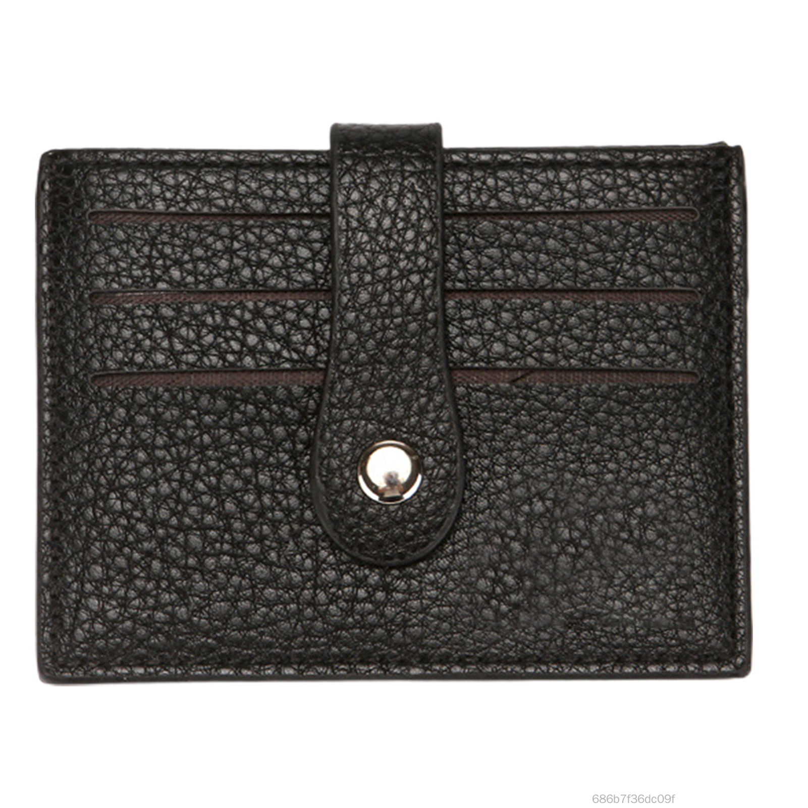 Người giữ thẻ Buckle Portable PU Leather Mini Wallet để lưu trữ danh thiếp TF-Mel-VN