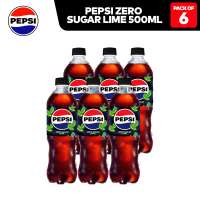 Pepsi Zero Sugar Lime 500ml PET Bottle - Pack of 6