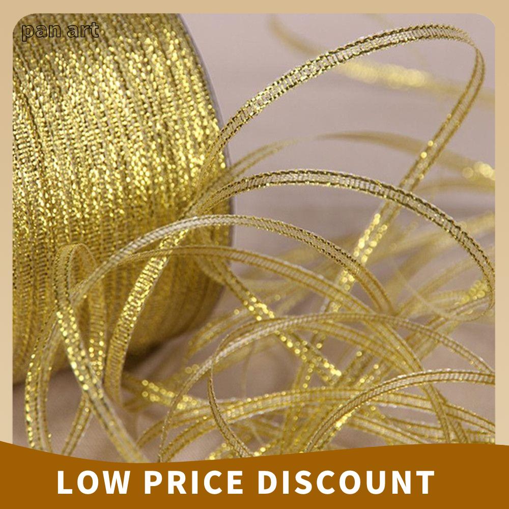 (25 yards/roll) pale gold Satin Ribbon Wholesale Gift Wrapping