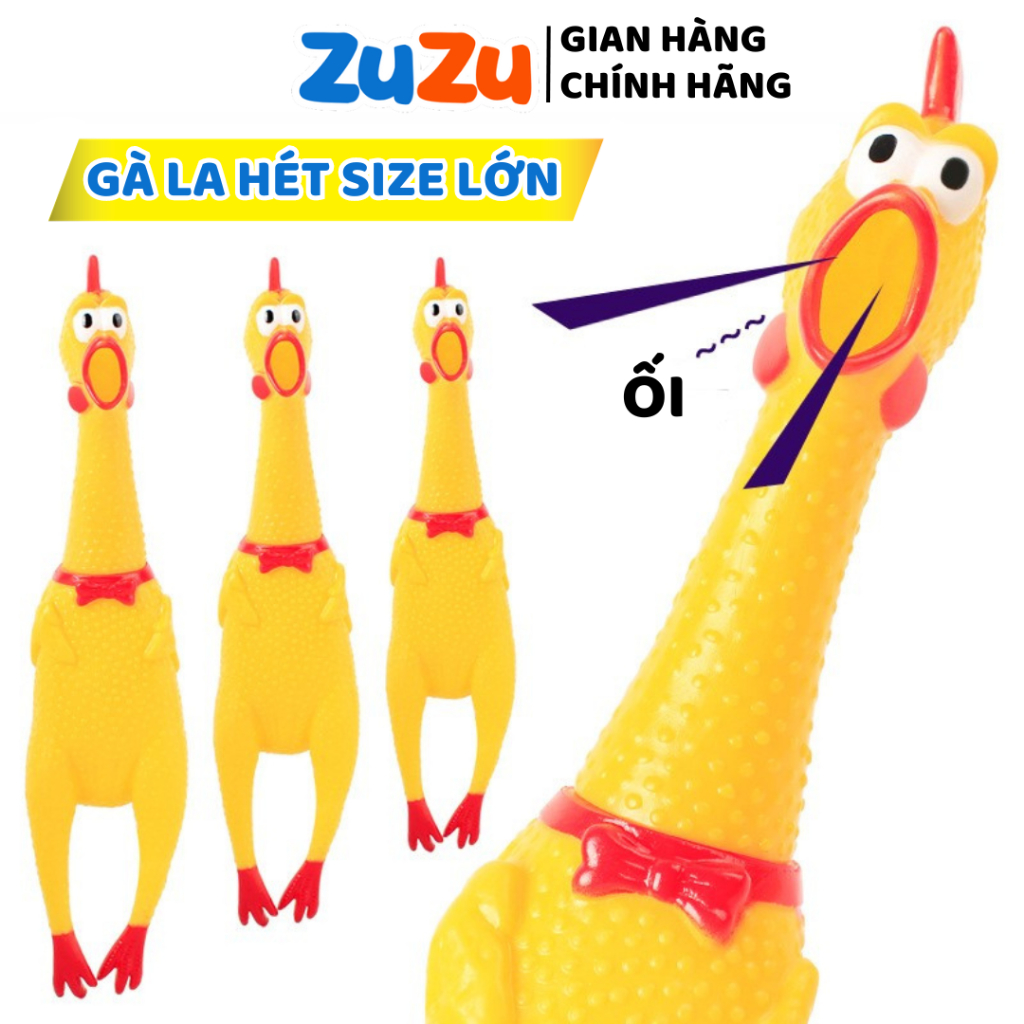 Đồ chơi con Gà bóp kêu, Chíp gà A LỬ bóp kêu gà la hét