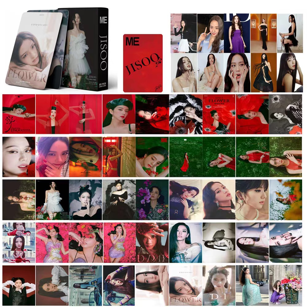 BLACKPINK Photocard BPTG BORN PINK World Tour Collection HD Lomo Card Photocards 55pcs/box