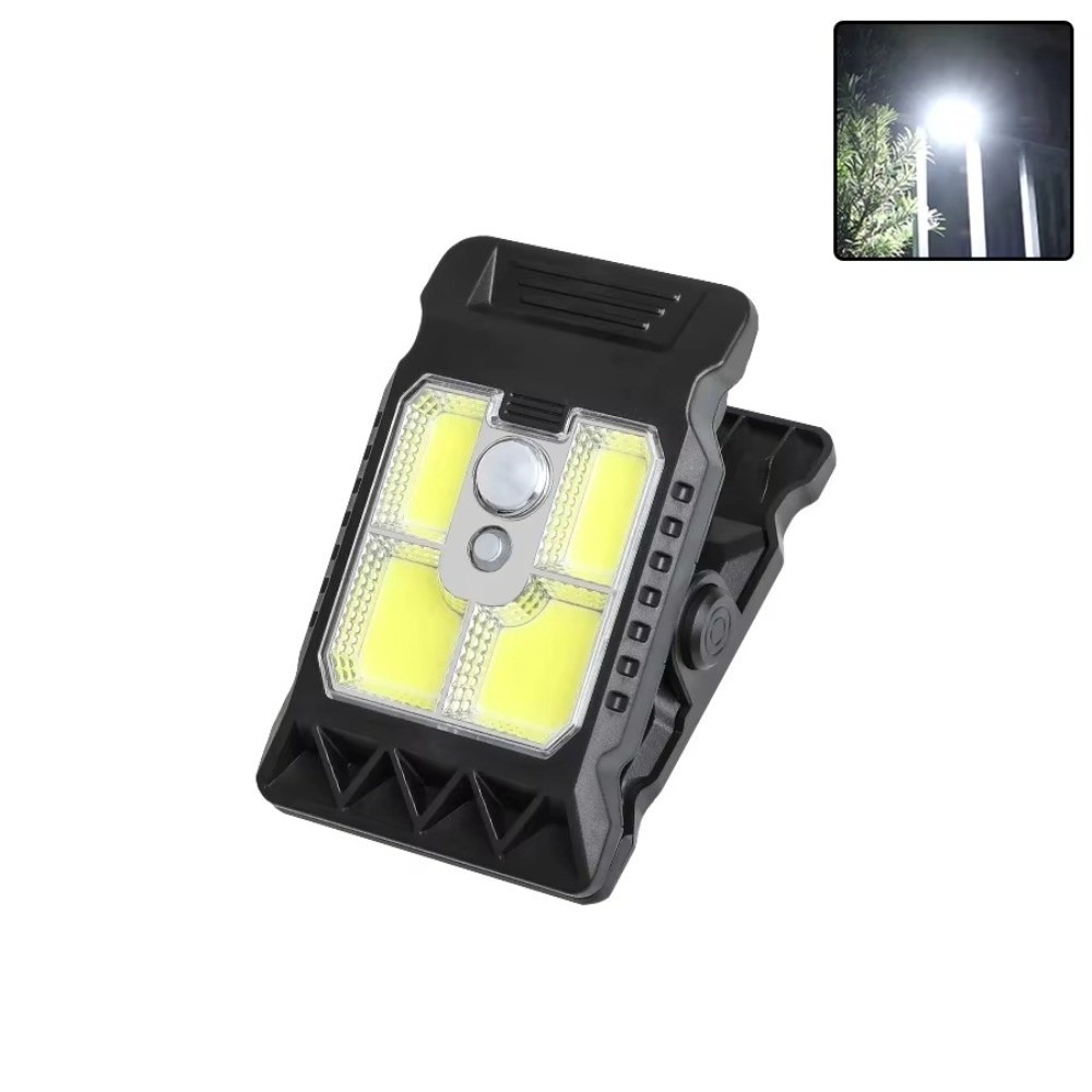 FULLNI Mini Solar Clip Light Waterproof 3 Modes LED Solar Light Clip Mount Wall Lighting Outdoor Lighting