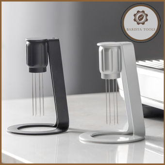 Dụng cụ đánh tơi bột cà phê 8 kim ( có giá nam châm hít ) | Dụng cụ Barista