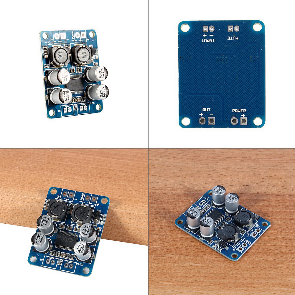 Tpa3118 pbtl Mono Bộ khuếch đại kỹ thuật số Hội Đồng Quản trị 1x60w 12V 24V Bộ khuếch đại điện