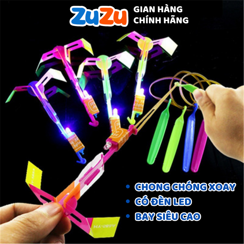 Đồ chơi chong chóng xoay có đèn led bay siêu cao