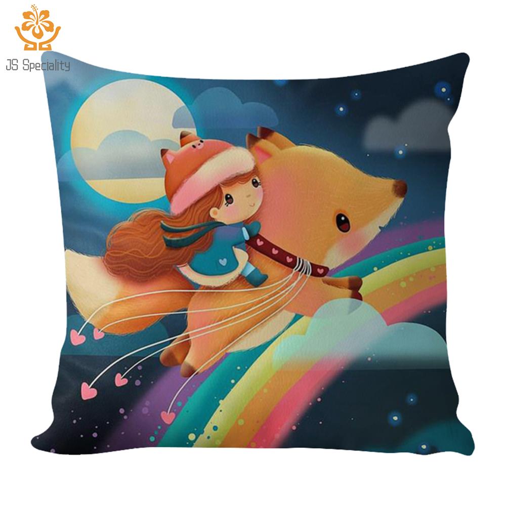 17,72x17,72 in đệm Cross Stitch sáng tạo với zip Cross Stitch gối Bìa Cross Stitch đóng dấu gối Bìa Kit