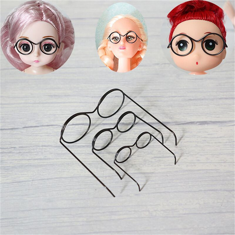 【Youer】 1pcs thời trang vòng khung lensless Vòng khung lensless Retro mát Búp bê kính