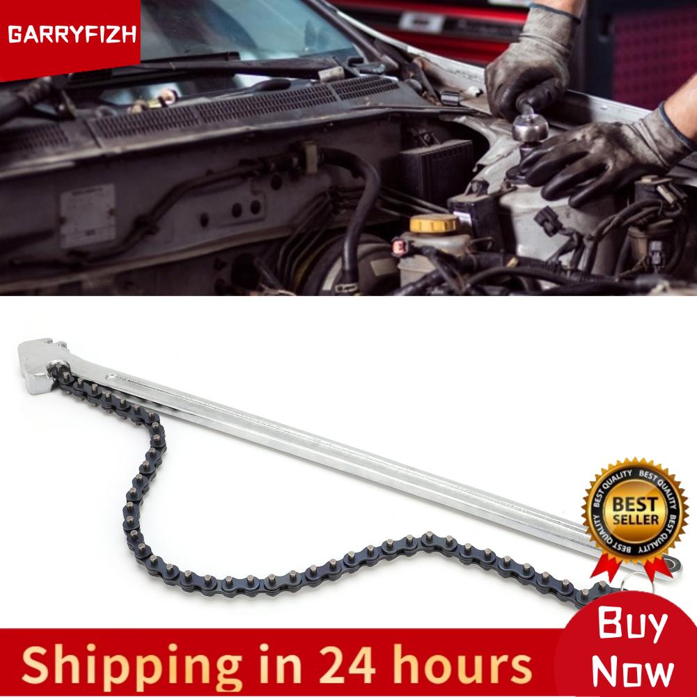 GARRYFIZH Hilitand 24in ประแจโซ่ยาวประแจโซ่เส้นผ่านศูนย์กลางโซ่ปรับประแจหมุนสำหรับซ่อมรถยนต์หรือติดตั้งท่อ ราคา 1,906 บาท*ส่งฟรี