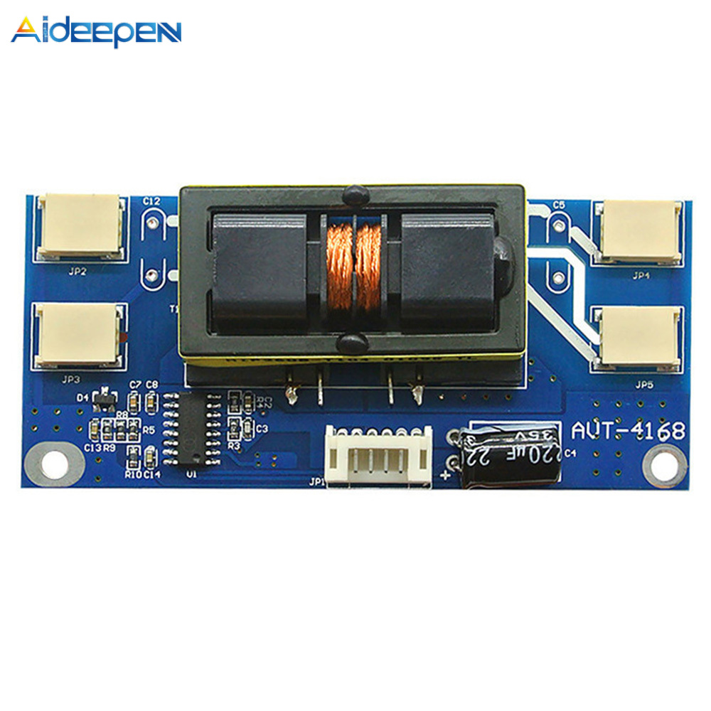 Aideepen 4 CCFL Lamp Backlight Universal Laptop LCD Inverter 10-28V for 15-24" Screen with Cable Giá 162,000 Đồng*Miễn phí vận chuyển